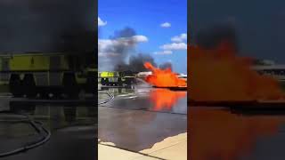 Watch as our ARFF team successfully completes a live fire emergency exercise as required by the FAA [upl. by Ahsilrac]