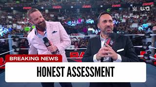 Joe Tessitore Gives Honest Assessment Of Monday Night Raw Debut [upl. by Nlocnil490]