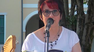 Due Arpe fanno da sfondo musicale alle Poesie di Antonella Pederiva [upl. by Linoel]