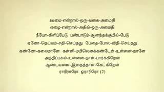 KanneKalaimaaneIlam168 TamilKaraokeTamilLyricsbyDharshan x264 [upl. by Thun]