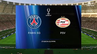 PSG U19 vs PSV Eindhoven U19 22102024 UEFA Youth League FC 25 [upl. by Darci]