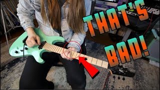 Bad Guitar Habits With Easy Fixes [upl. by Adnolay559]