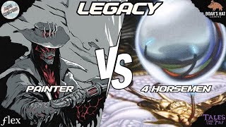 Mono Red Painter VS 4 Horsemen MTG Legacy [upl. by Ynahpets792]