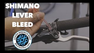 Shimano disk brake lever bleed Try this instead of a bleed [upl. by Kopp]