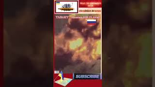 Ukrainian Troops wipe out Russian BM 21 Grad shorts [upl. by Yecad]