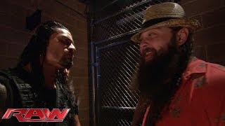 The Shield comes facetoface with The Wyatt Family Raw Feb 24 2014 [upl. by Asiaj]