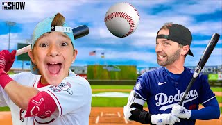 Father VS Son HOME RUN CHALLENGE [upl. by Ambros341]