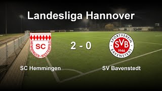 Landesliga  17032024  SC Hemmingen  SV Bavenstedt [upl. by Pfaff625]