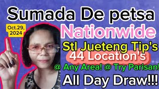 Sumada De petsa nationwide Stl Jueteng Tips 44 Locations ♥️ October 292024 [upl. by Yrdua]