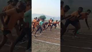 100 meter run practicepolice [upl. by Kelula]