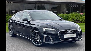 Approved used Audi A5 Sportback S line 35 TDI 163 PS S tronic  Crewe Audi [upl. by Cadel]