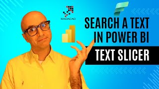 Search a Text value in Power BI report with new Text Slicer [upl. by Yrdua]