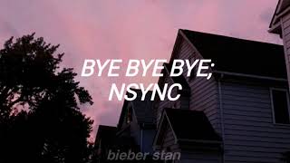 NSYNC  Bye Bye Bye Lyrics [upl. by Hance185]