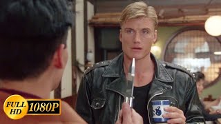 Dolph Lundgren saves the store from bandits and meets Bruce Lees son  Showdown in Little Tokyo [upl. by Rizas]