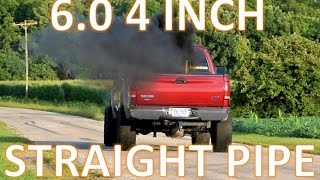 60 Powerstroke Straight Pipe Exhaust Compilation [upl. by Publus491]