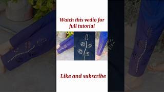 Trouser and seleeve designNew trending seleeve design trouser design shorts shortsvideo [upl. by Herrod860]