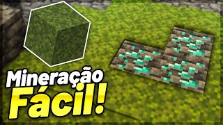 COMO MINERAR MAIS RÁPIDO com MUSGO no MINECRAFT 119 [upl. by Lecirg]