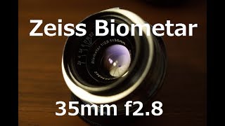 Carl Zeiss Jena Biometar 35mm f28 [upl. by Nylteak]