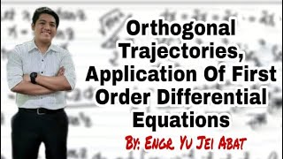 Orthogonal Trajectories Application of First Order Differential Equations [upl. by Rina911]