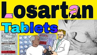 Losartan Tablets IP Benefits Uses Doses  side effects Losar Tablets Uses in Hindi [upl. by Corliss]