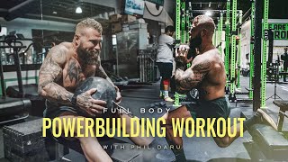 Full Body Powerbuilding Workout  Posterior Chain Training [upl. by Gina]