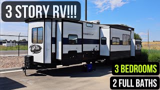 Amazing 3 Story RV With 3 Bedrooms and 2 FULL Baths Under 60k [upl. by Animaj161]