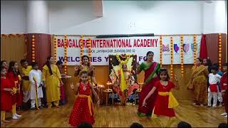 Students of Grade 1 to 3 celebrated Kannada Rajyotsava BIA CBSE [upl. by Casia]