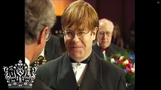 Elton John receiving the Polar Music Prize [upl. by Atnahs784]