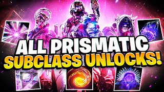 All Prismatic Fragment Unlocks MADE EASY Fragments Abilities Aspects  Destiny 2 The Final Shape [upl. by Naes]