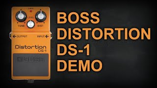 Boss Distortion DS1 Demo [upl. by Leinahtam874]