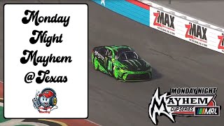 MONDAY NIGHT MAYHEM  TEXAS Next Gen Nascar Iracing [upl. by Dnomsed]