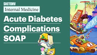 Acute Diabetes Complications SOAP Internal Medicine  Sketchy Medical [upl. by Kyte]