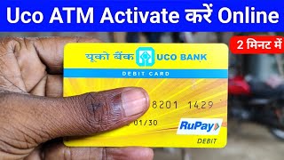 Uco Bank ATM Card Activation  Uco Bank ATM Card Kaise Active kare  Uco Bank ATM Pin Generation [upl. by Jesselyn]