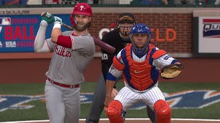 New York Mets vs Philadelphia Phillies  MLB Today 920 Full Game Highlights  MLB The Show 24 Sim [upl. by Anilrahc]