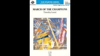 March of the Champions by Timothy Loest Band  Score and Sound [upl. by Abdel]