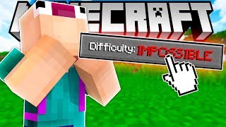 IF MINECRAFT HAD IMPOSSIBLE MODE [upl. by Danita]