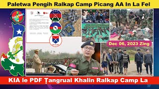 Dec 06 Zing Paletwa Pengih Ralkap Camp Picang AA Pawlin La Fel KIA le PDF Khalin Ralkap Camp La [upl. by Ahsemrac]