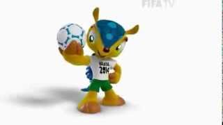 Fuleco Mascota Oficial del Mundial Brasil 2014 [upl. by Nireves188]