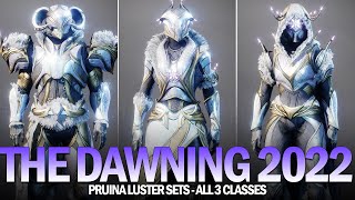 The Dawning 2022 Event Armor  Quick Ornament Preview amp Showcase In Game All 3 Classes Destiny 2 [upl. by Atlas]