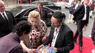 Monsters University Premiere in Paris  Arrival of Catherine Deneuve and Jamel Debbouze [upl. by Anglo]