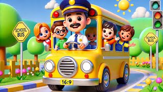 Wheels on the Bus  Baby Song with Nursery Rhymes [upl. by Herm]