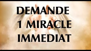 RECOIS TON MIRACLE PRIERE MIRACULEUSE 28 JOURS [upl. by Adnoved]