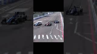 This happens when you go for a gap which exists in an IndyCar race [upl. by Stahl]