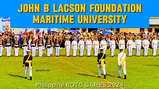 DRILLERS of JOHN B LACSON FOUNDATION MARITIME UNIVERSITY ILOILO at the Panaad Stadium [upl. by Nordek367]