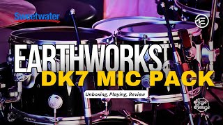 Earthworks DK7 Drum Mic System  Unboxing Playing amp Review [upl. by Evered]