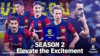 efootball2024  FCBarcelona vs arsenal Partido amistoso  spotifycampnou [upl. by Essirahs546]