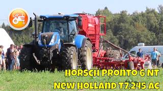 Horsch Demonstrations 2024  Horsch Pronto 6 NT amp New Holland T7245 AC [upl. by Corsetti]