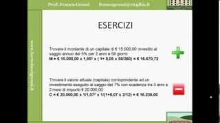 MATEMATICA FINANZIARIA LEZIONE 5 [upl. by Parhe]