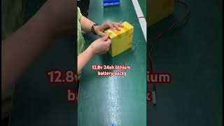 128V 24ah lithium ion battery pack packlithiumbatterypack batterytechnology [upl. by Nenney]