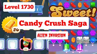 Candy Crush Saga Level 1730  Hard Level [upl. by Newsom]